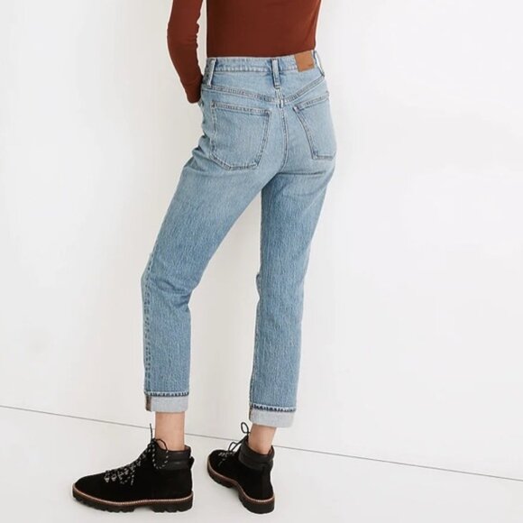 Madewell The High-Rise Slim Boyjean Ripped Edition - Picture 3 of 11